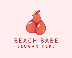 Bikini - Fruit Bikini Thong logo design