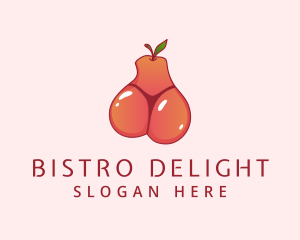 Fruit Bikini Thong logo design