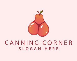 Fruit Bikini Thong logo design