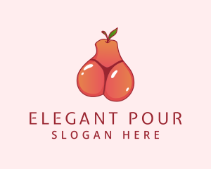 Fruit Bikini Thong logo design