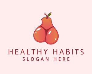 Fruit Bikini Thong logo design