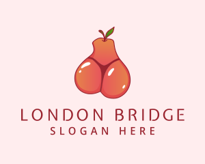 Fruit Bikini Thong logo design