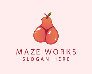 Fruit Bikini Thong logo design