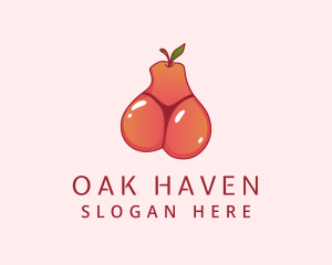 Fruit Bikini Thong logo design