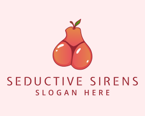 Fruit Bikini Thong logo design