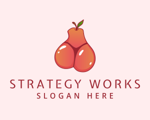 Fruit Bikini Thong logo design