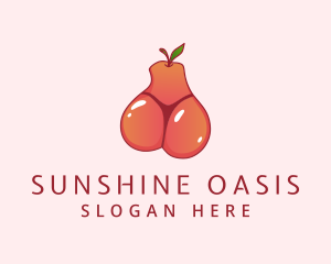 Fruit Bikini Thong logo design