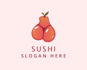 Fruit Bikini Thong logo design