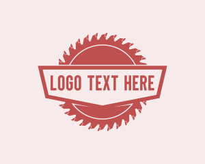Lumberjack - Circular Saw Business logo design