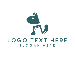 Cat - Pet Shop Dog Kitten logo design