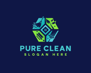 Housekeeping Cleaning Chores logo design