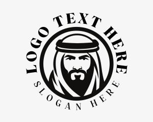Traditional - Traditional Bedouin Man logo design