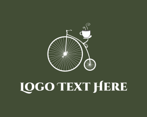 Bicycle - Old Bicycle Cafe logo design