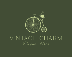 Old Fashioned - Old Bicycle Cafe logo design