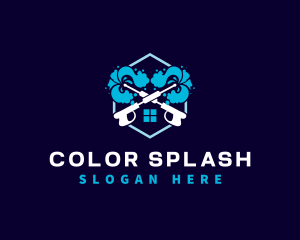 Pressure Wash Housekeeping logo design