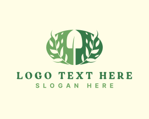 Dig - Garden Landscape Shovel logo design