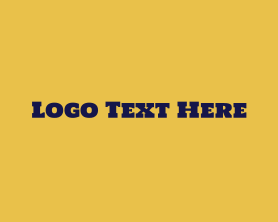 Serif - Texas Restaurant Cowboy Text Wordmark logo design
