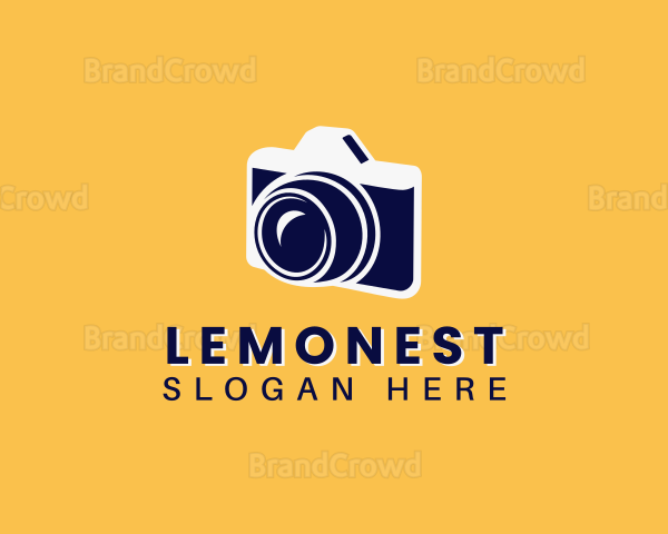 Vlogger Camera Photography Logo