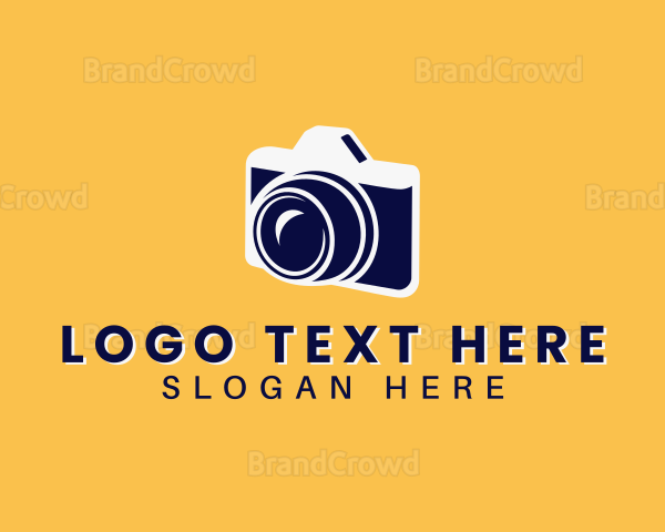 Vlogger Camera Photography Logo