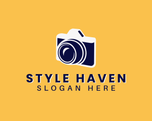 Vlogger Camera Photography Logo