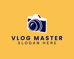 Vlogger - Vlogger Camera Photography logo design