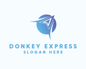 Global Arrow Express Logistics logo design