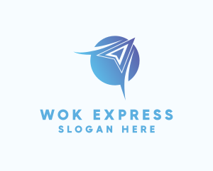 Global Arrow Express Logistics logo design