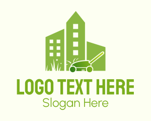 Tower - Lawn Mower Building logo design