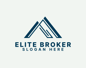 Broker - House Roofing Broker logo design