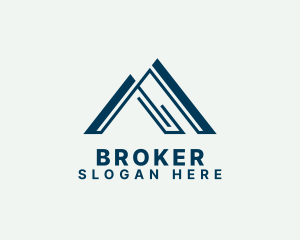 House Roofing Broker logo design