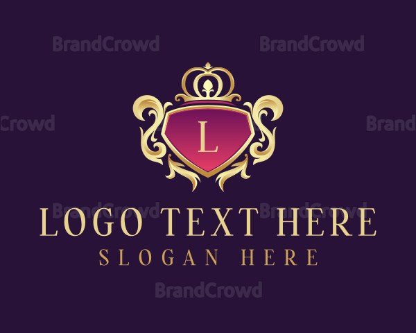 Luxury Crown Crest Logo