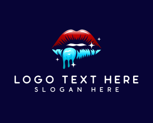 Porn - Sexy Erotic Lips logo design