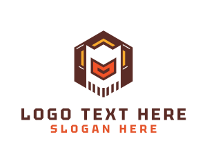 Hexagon - Hexagonal Game Clan logo design