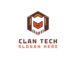 Clan - Hexagonal Game Clan logo design
