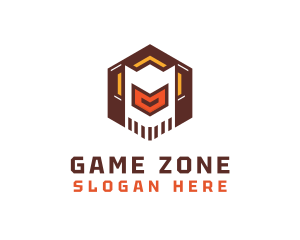 Hexagonal Game Clan logo design