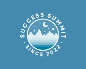 Night Mountain Summit logo design