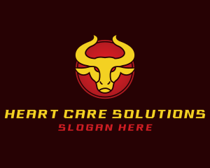 Wild Golden Bull  logo design