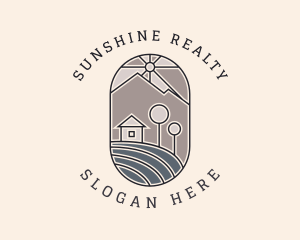 Sun Mountain Home  logo design