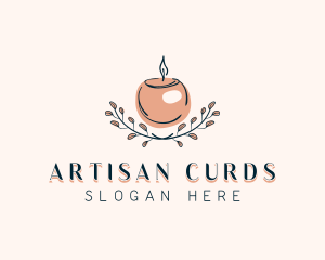 Candle Spa Decor logo design