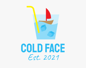 Cold Drink Boat logo design