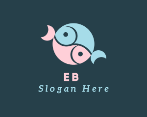 Marine Fish Restaurant Logo
