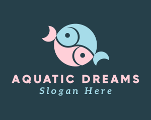 Pisces - Marine Fish Restaurant logo design