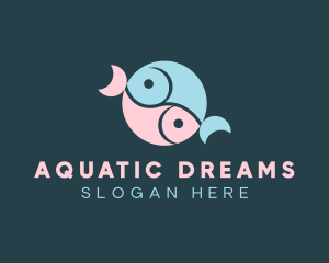 Marine Fish Restaurant logo design