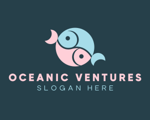 Marine Fish Restaurant logo design