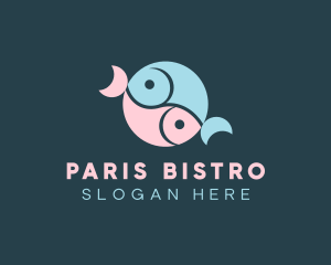 Marine Fish Restaurant logo design