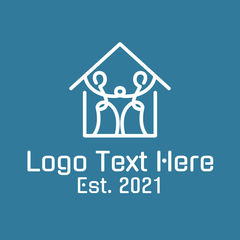 Minimalist Family House Logo | BrandCrowd Logo Maker