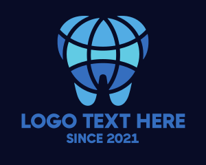 International - Blue Global Dentistry logo design