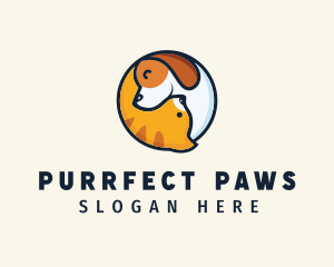 Dog Kitten Grooming logo design