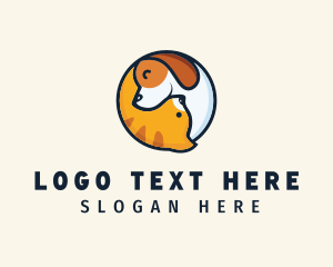 Dog - Dog Kitten Grooming logo design
