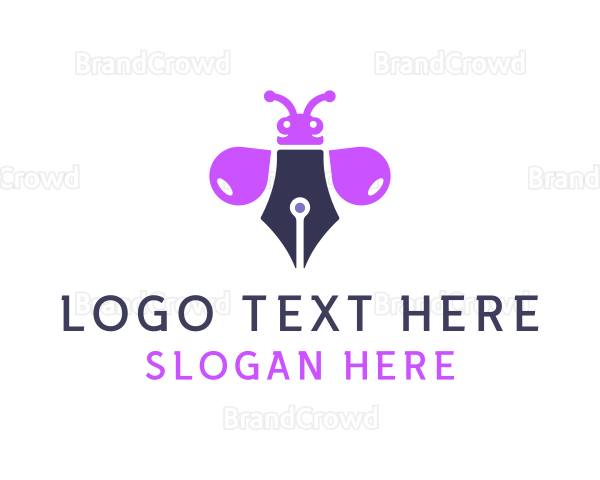 Purple Ink Bug Logo